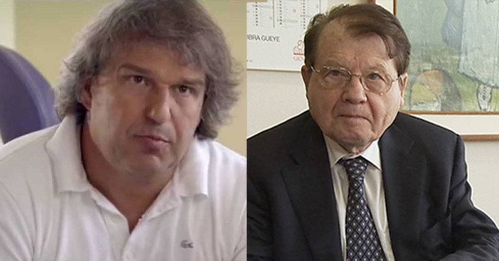 Dr. Wolfgang Kufahl in Beisammensein mit Prof. Dr. Luc Montagnier